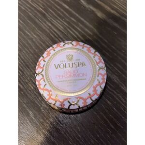 Voluspa Saijo Persimmon Tin Candle - 4 OZ - Small - NEW!